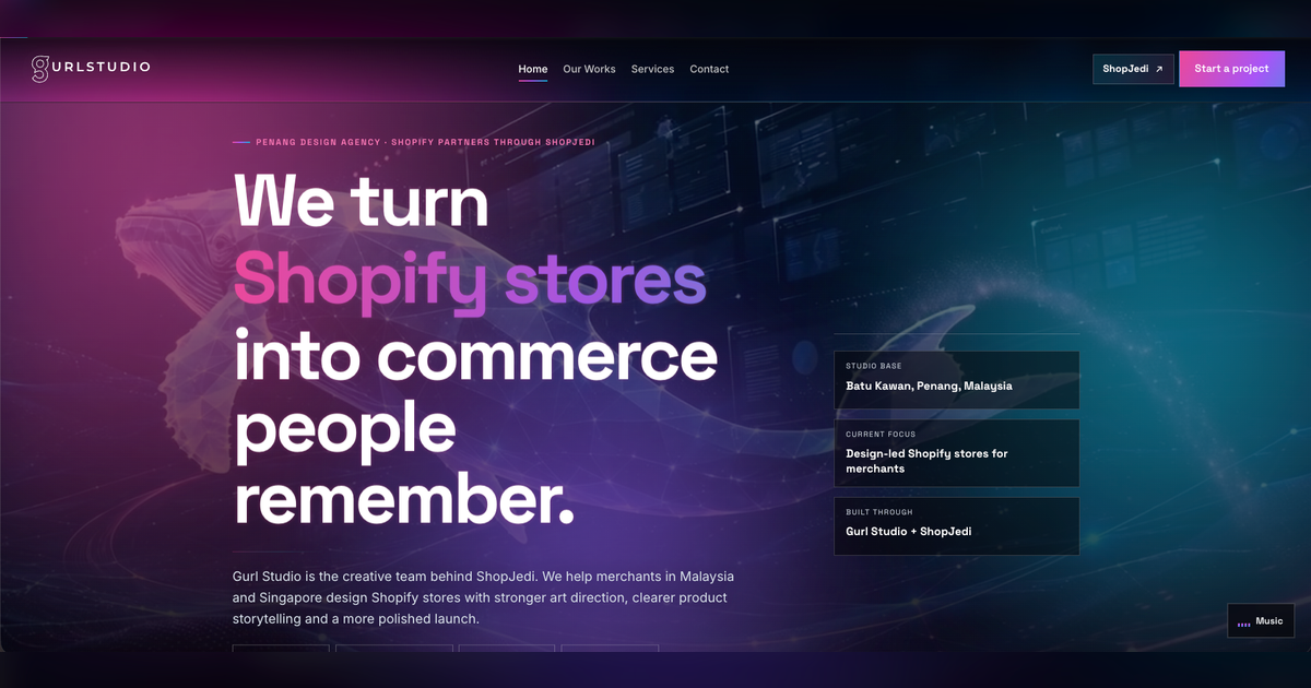 Penang Design Studio, Website Design & Shopify Design